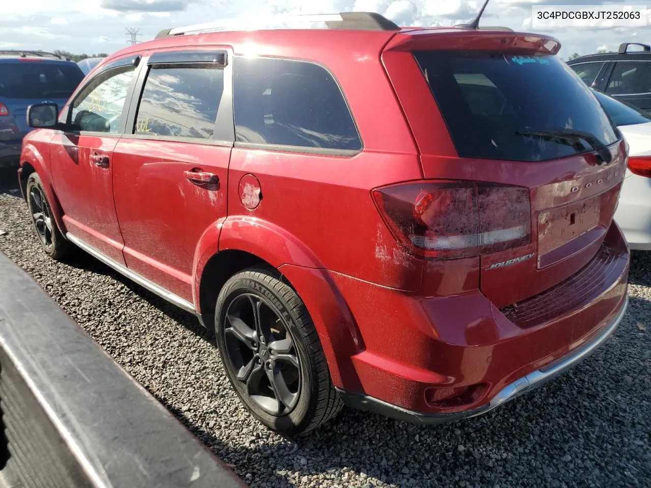 2018 Dodge Journey Crossroad VIN: 3C4PDCGBXJT252063 Lot: 73891664