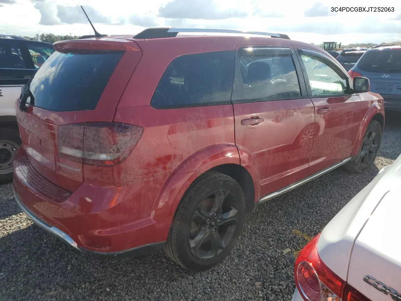 2018 Dodge Journey Crossroad VIN: 3C4PDCGBXJT252063 Lot: 73891664