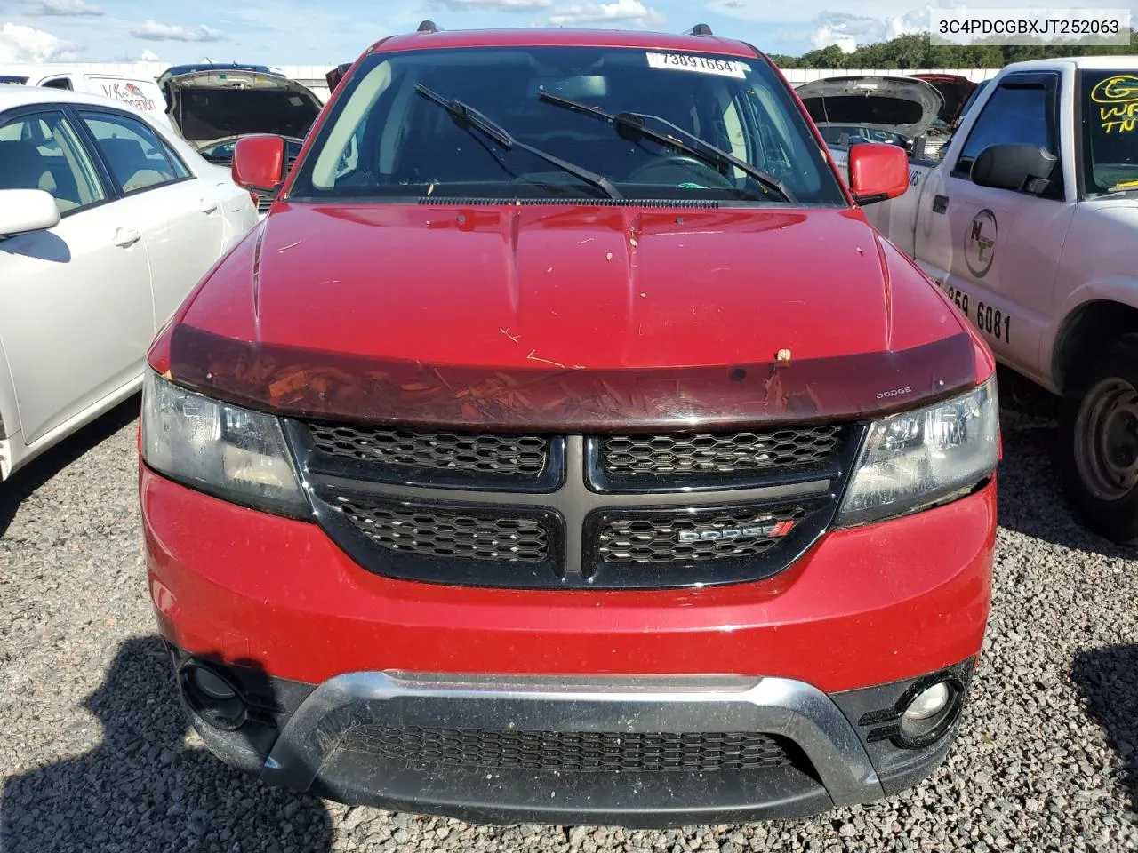 2018 Dodge Journey Crossroad VIN: 3C4PDCGBXJT252063 Lot: 73891664