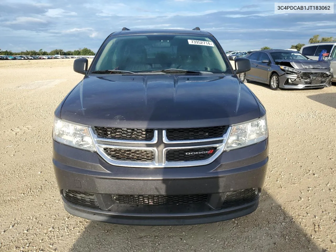 2018 Dodge Journey Se VIN: 3C4PDCAB1JT183062 Lot: 73952714