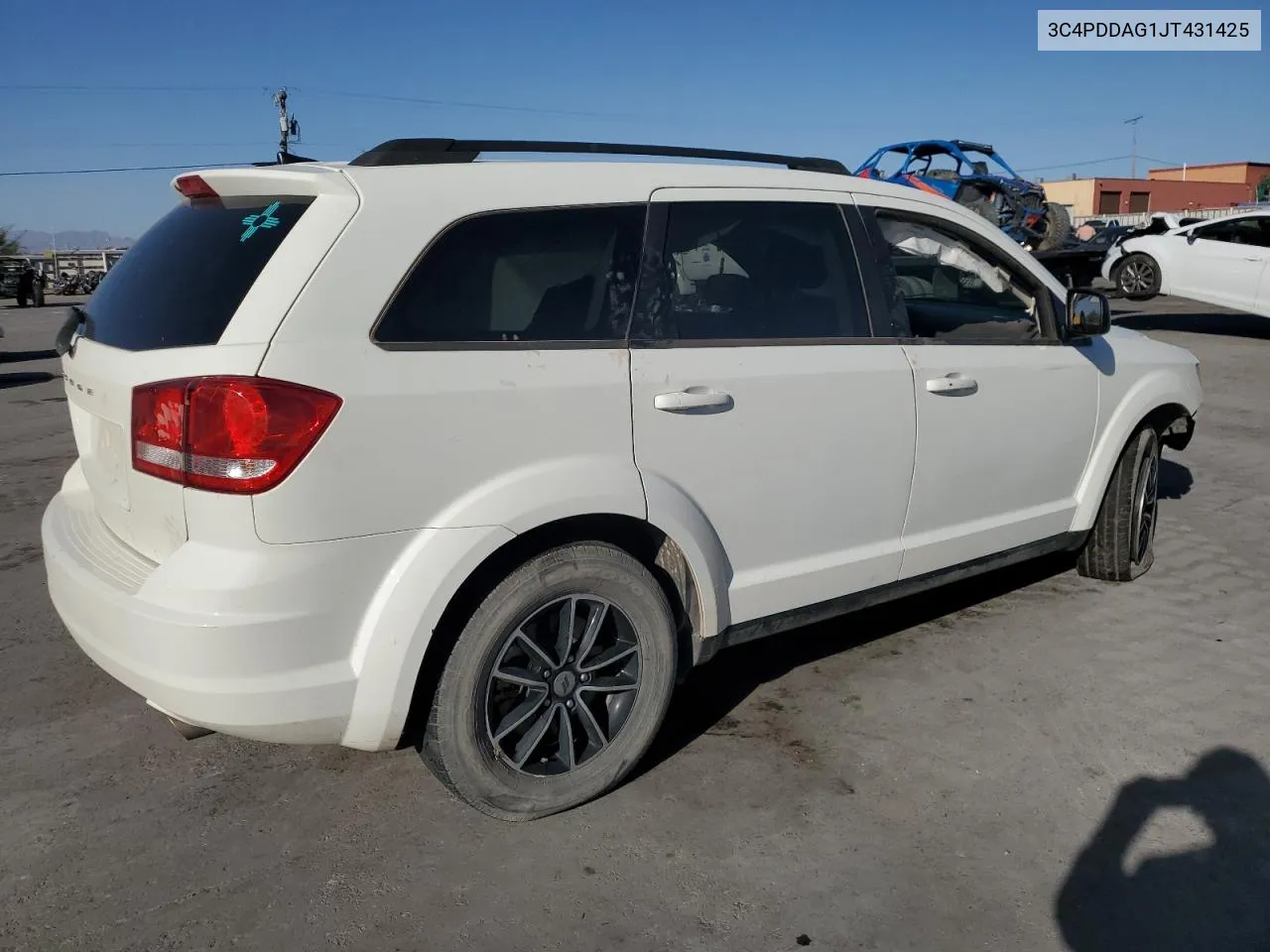 2018 Dodge Journey Se VIN: 3C4PDDAG1JT431425 Lot: 73988134