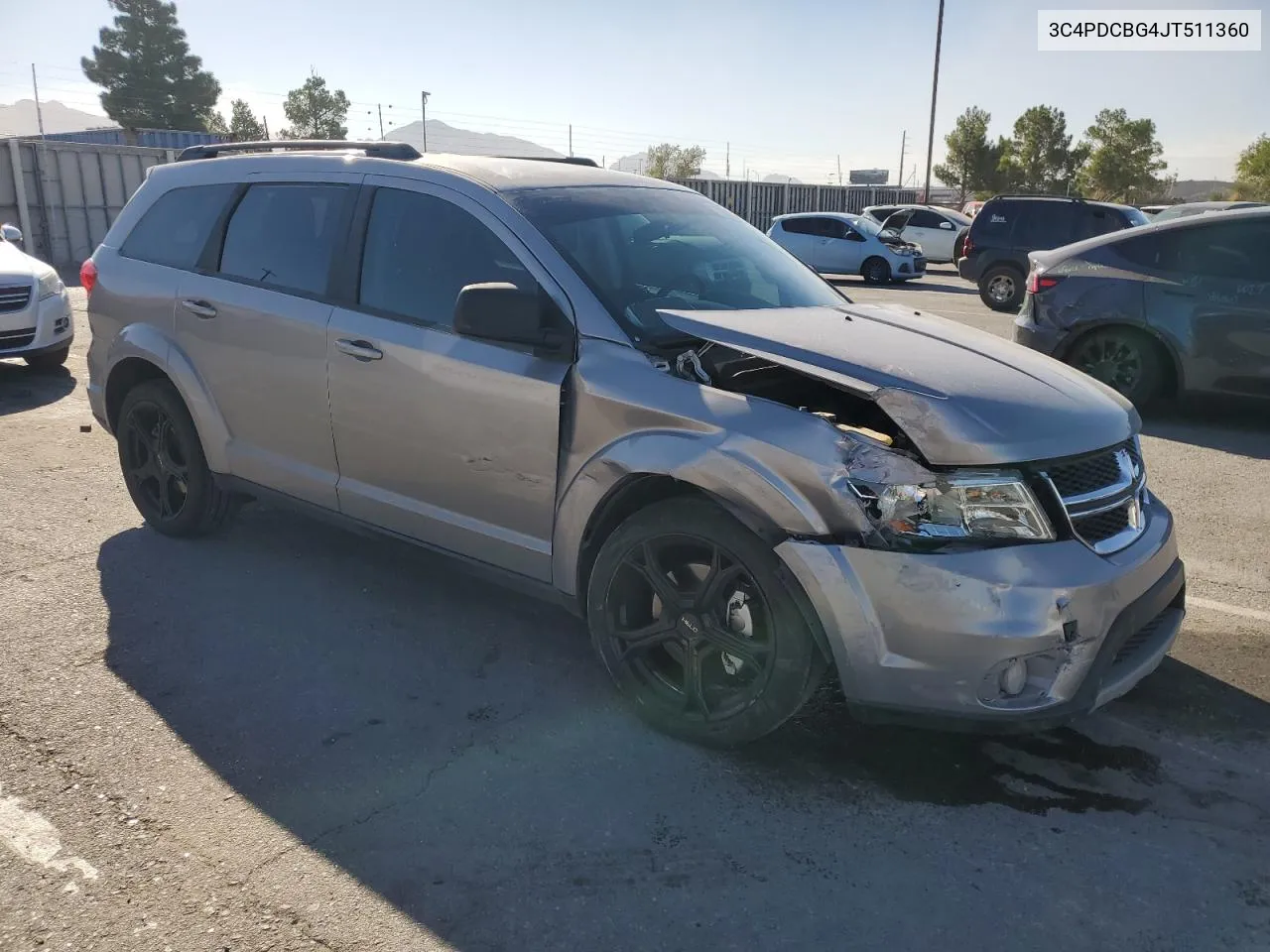 2018 Dodge Journey Sxt VIN: 3C4PDCBG4JT511360 Lot: 73996924