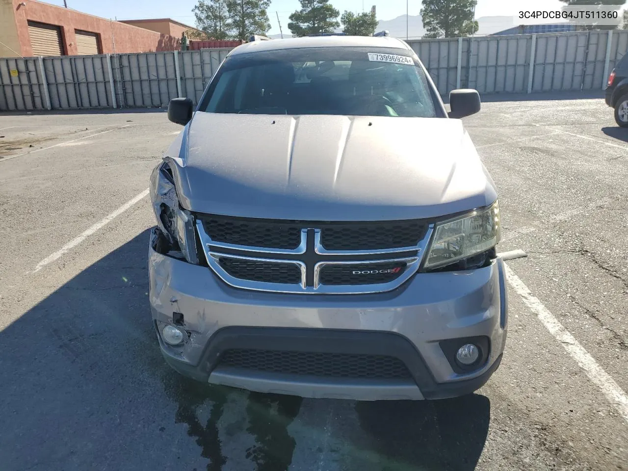 2018 Dodge Journey Sxt VIN: 3C4PDCBG4JT511360 Lot: 73996924