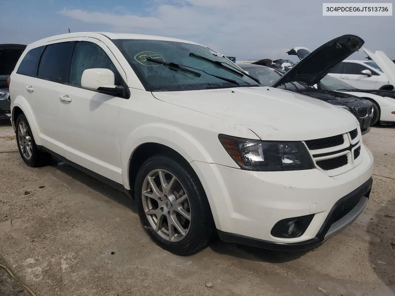 2018 Dodge Journey Gt VIN: 3C4PDCEG6JT513736 Lot: 74018664