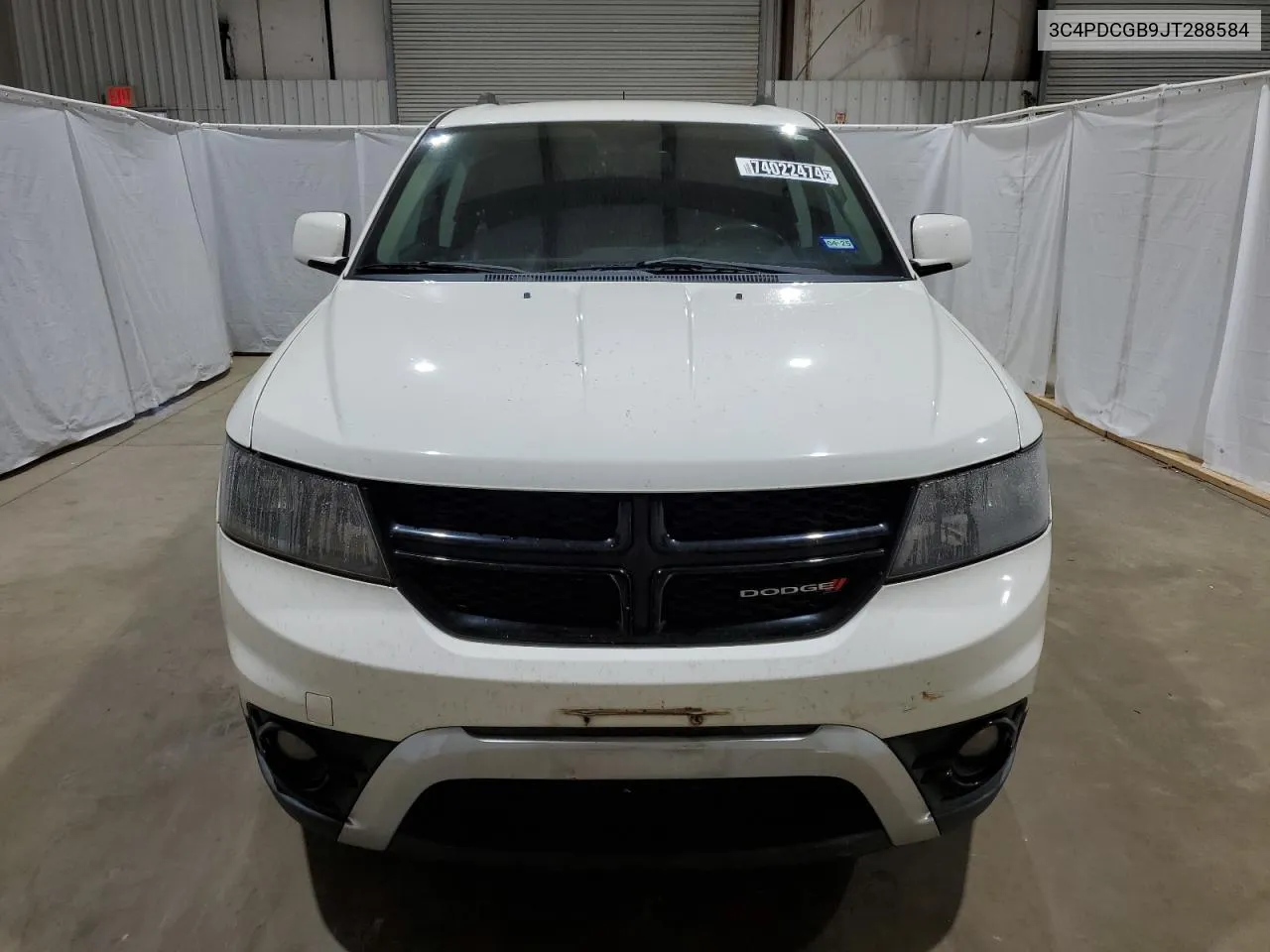 2018 Dodge Journey Crossroad VIN: 3C4PDCGB9JT288584 Lot: 74022474