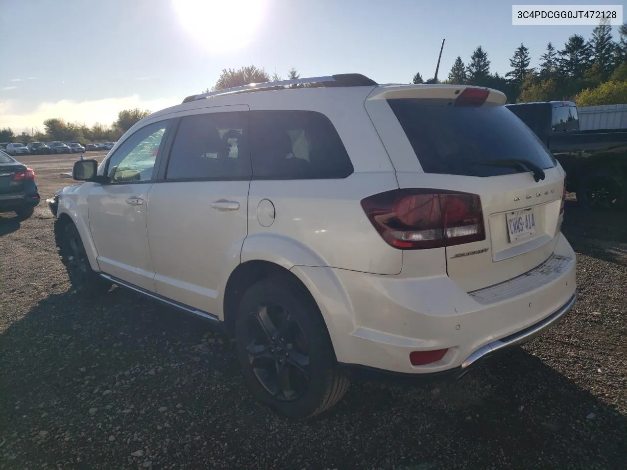 2018 Dodge Journey Crossroad VIN: 3C4PDCGG0JT472128 Lot: 74053344