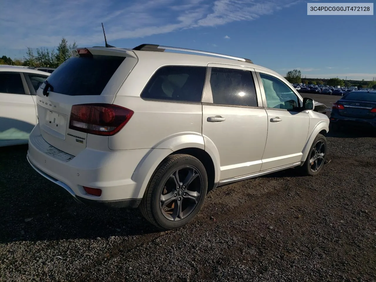 2018 Dodge Journey Crossroad VIN: 3C4PDCGG0JT472128 Lot: 74053344