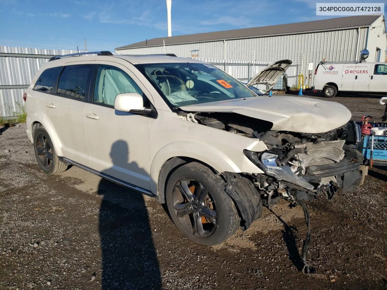 2018 Dodge Journey Crossroad VIN: 3C4PDCGG0JT472128 Lot: 74053344