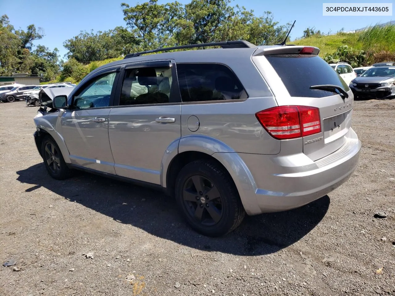 3C4PDCABXJT443605 2018 Dodge Journey Se