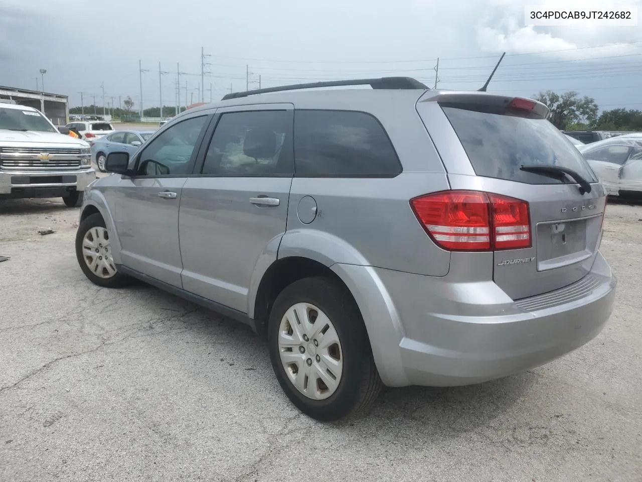 2018 Dodge Journey Se VIN: 3C4PDCAB9JT242682 Lot: 74112454