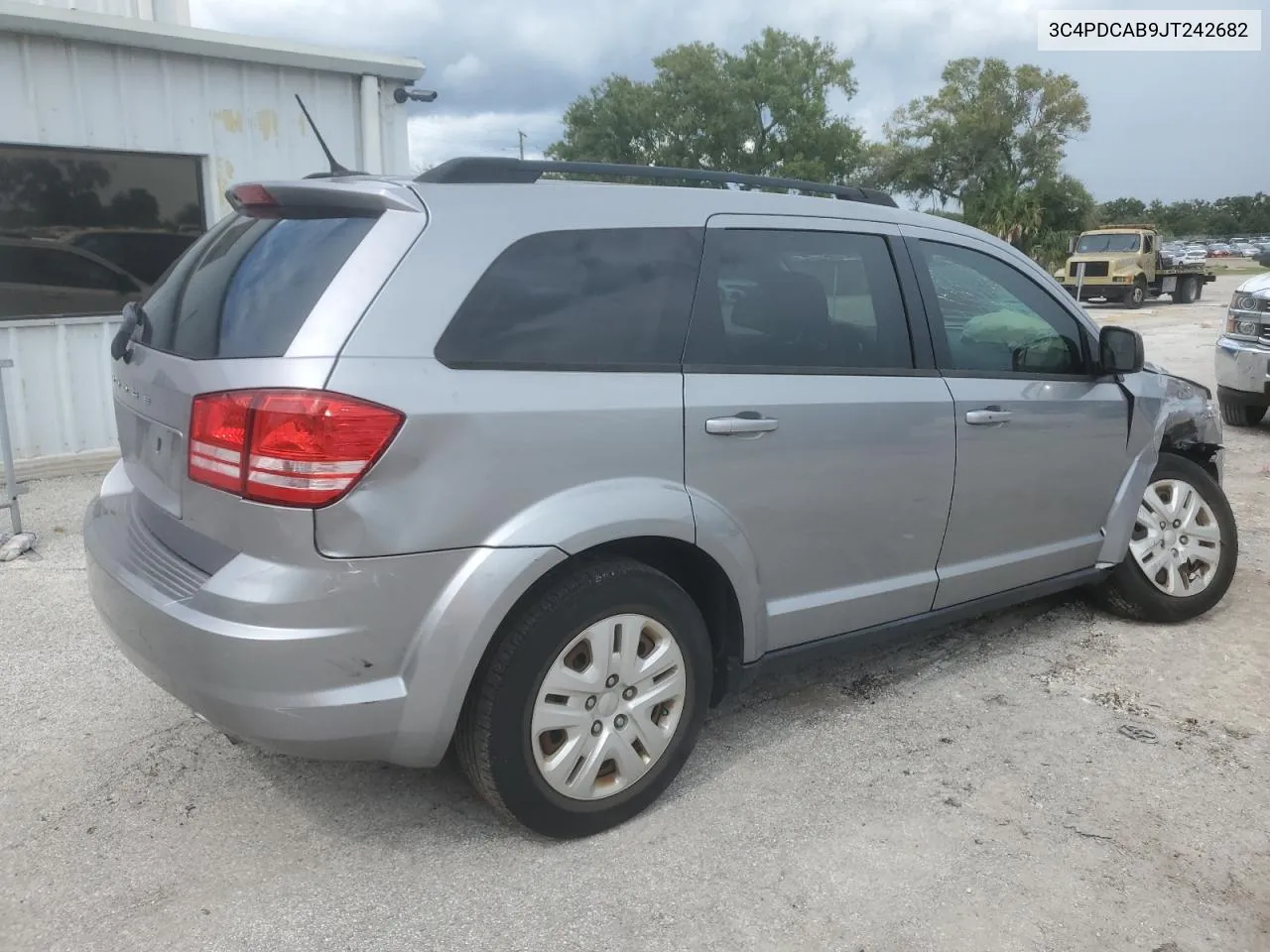 2018 Dodge Journey Se VIN: 3C4PDCAB9JT242682 Lot: 74112454