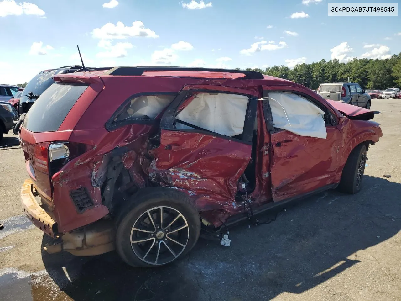 2018 Dodge Journey Se VIN: 3C4PDCAB7JT498545 Lot: 74113874