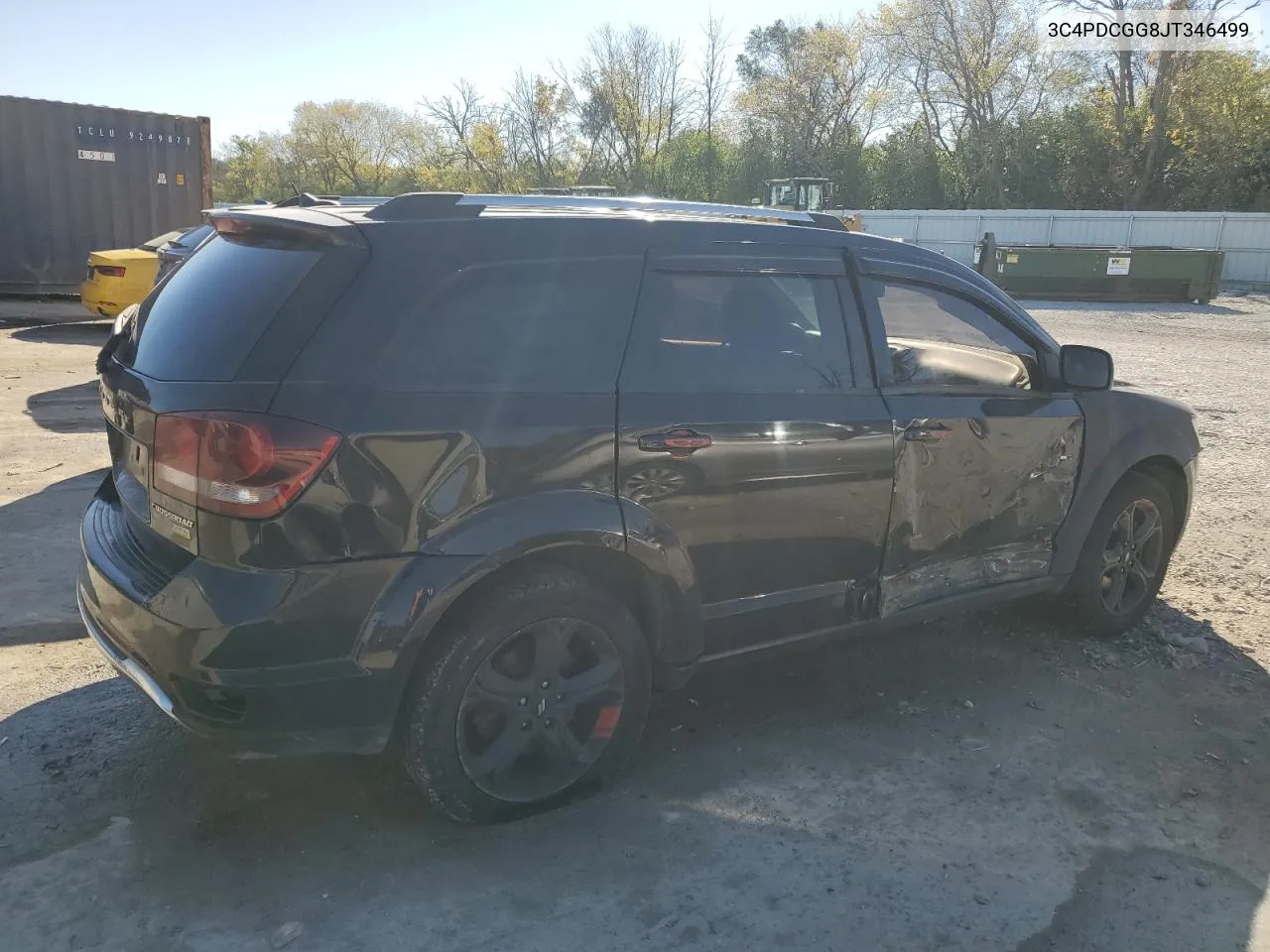 2018 Dodge Journey Crossroad VIN: 3C4PDCGG8JT346499 Lot: 74127814