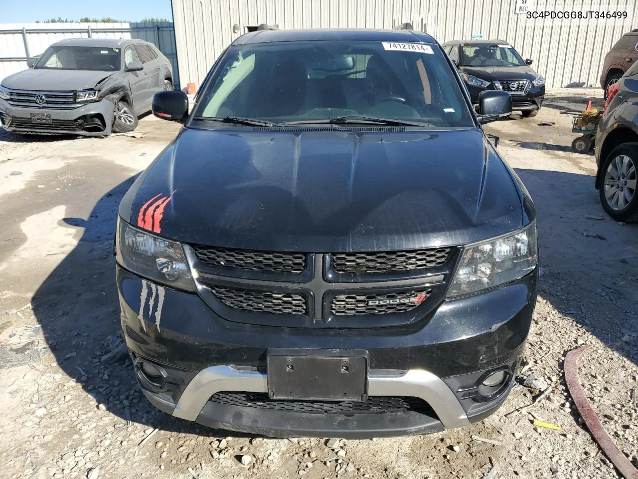 2018 Dodge Journey Crossroad VIN: 3C4PDCGG8JT346499 Lot: 74127814