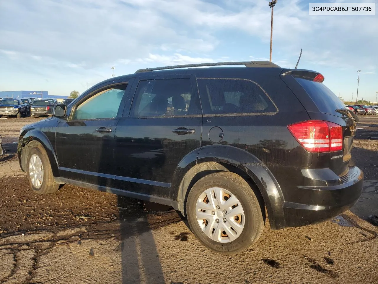 2018 Dodge Journey Se VIN: 3C4PDCAB6JT507736 Lot: 74326044