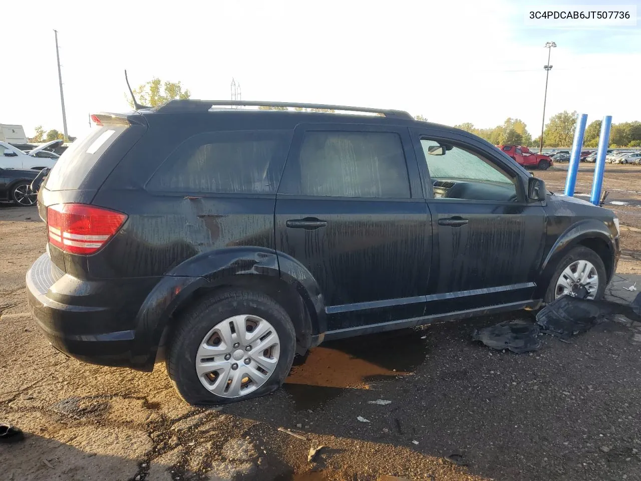 2018 Dodge Journey Se VIN: 3C4PDCAB6JT507736 Lot: 74326044