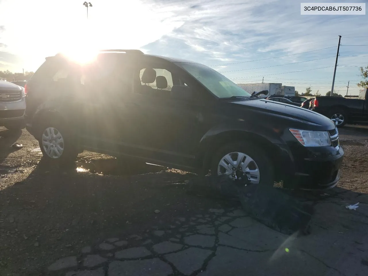 2018 Dodge Journey Se VIN: 3C4PDCAB6JT507736 Lot: 74326044