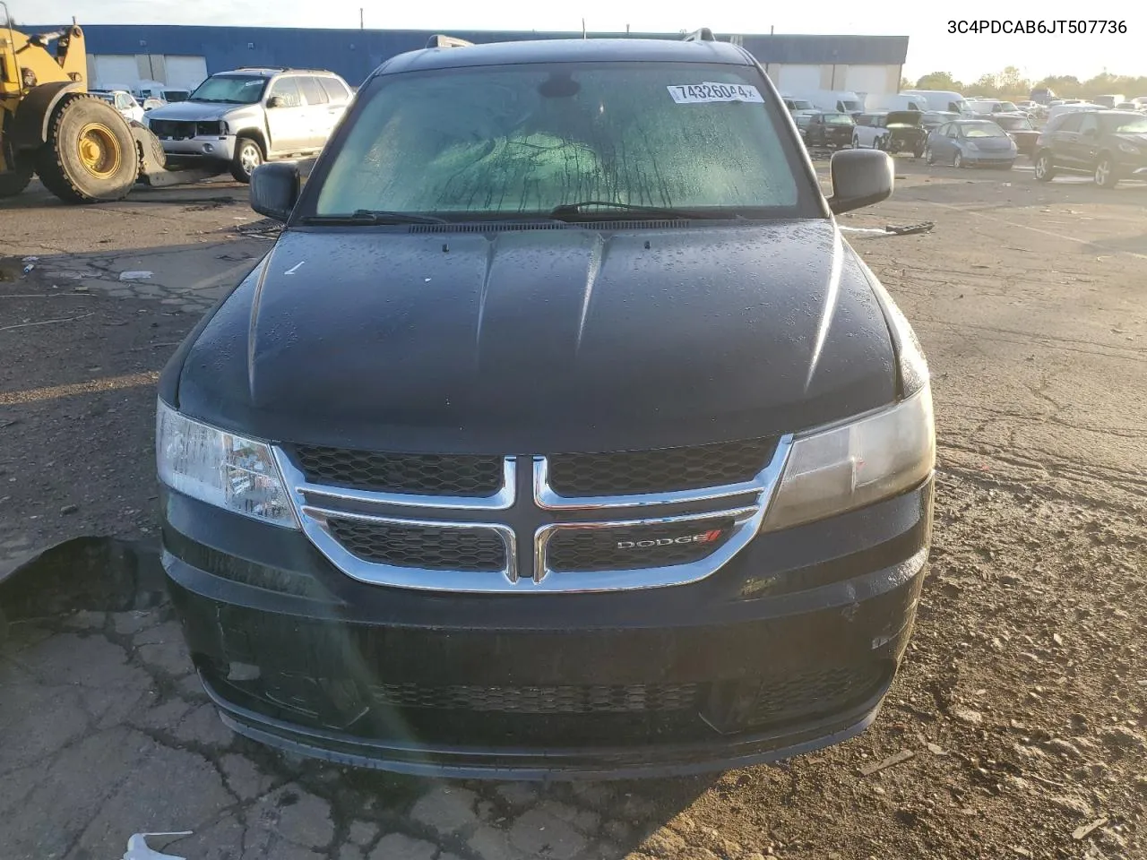 2018 Dodge Journey Se VIN: 3C4PDCAB6JT507736 Lot: 74326044