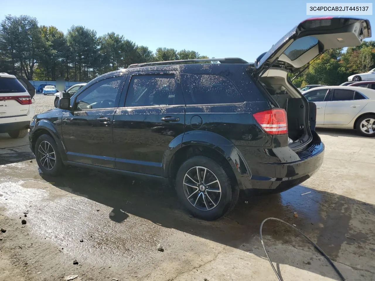 2018 Dodge Journey Se VIN: 3C4PDCAB2JT445137 Lot: 74450334