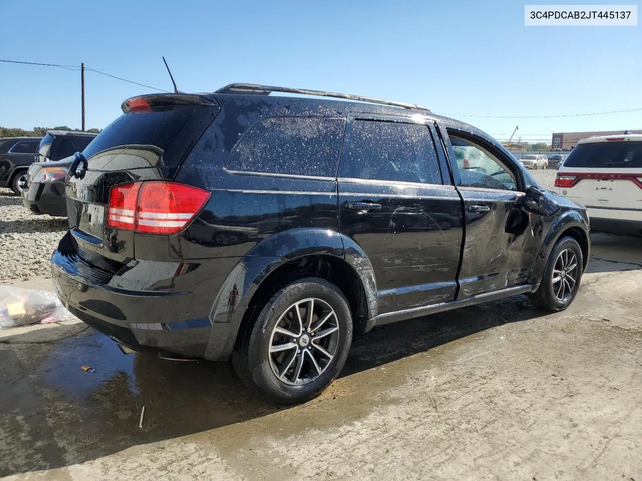 2018 Dodge Journey Se VIN: 3C4PDCAB2JT445137 Lot: 74450334