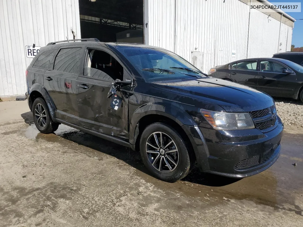 2018 Dodge Journey Se VIN: 3C4PDCAB2JT445137 Lot: 74450334