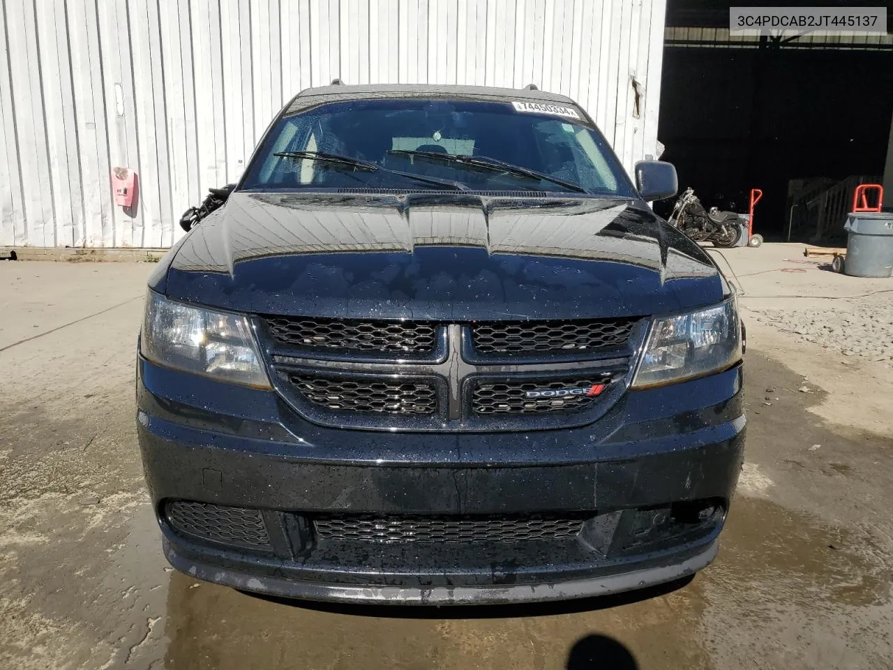 2018 Dodge Journey Se VIN: 3C4PDCAB2JT445137 Lot: 74450334