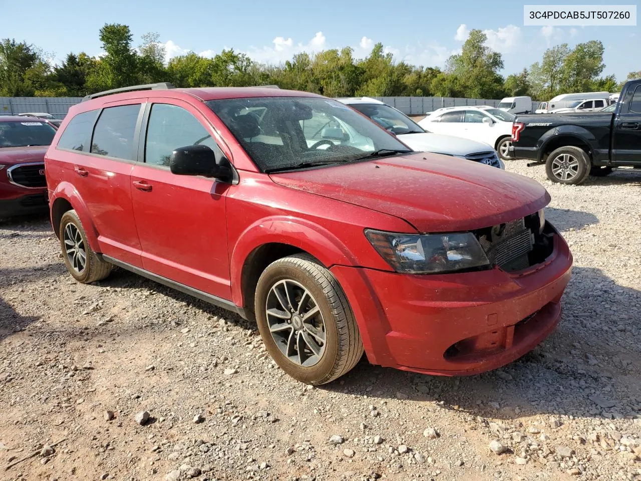 2018 Dodge Journey Se VIN: 3C4PDCAB5JT507260 Lot: 74493544