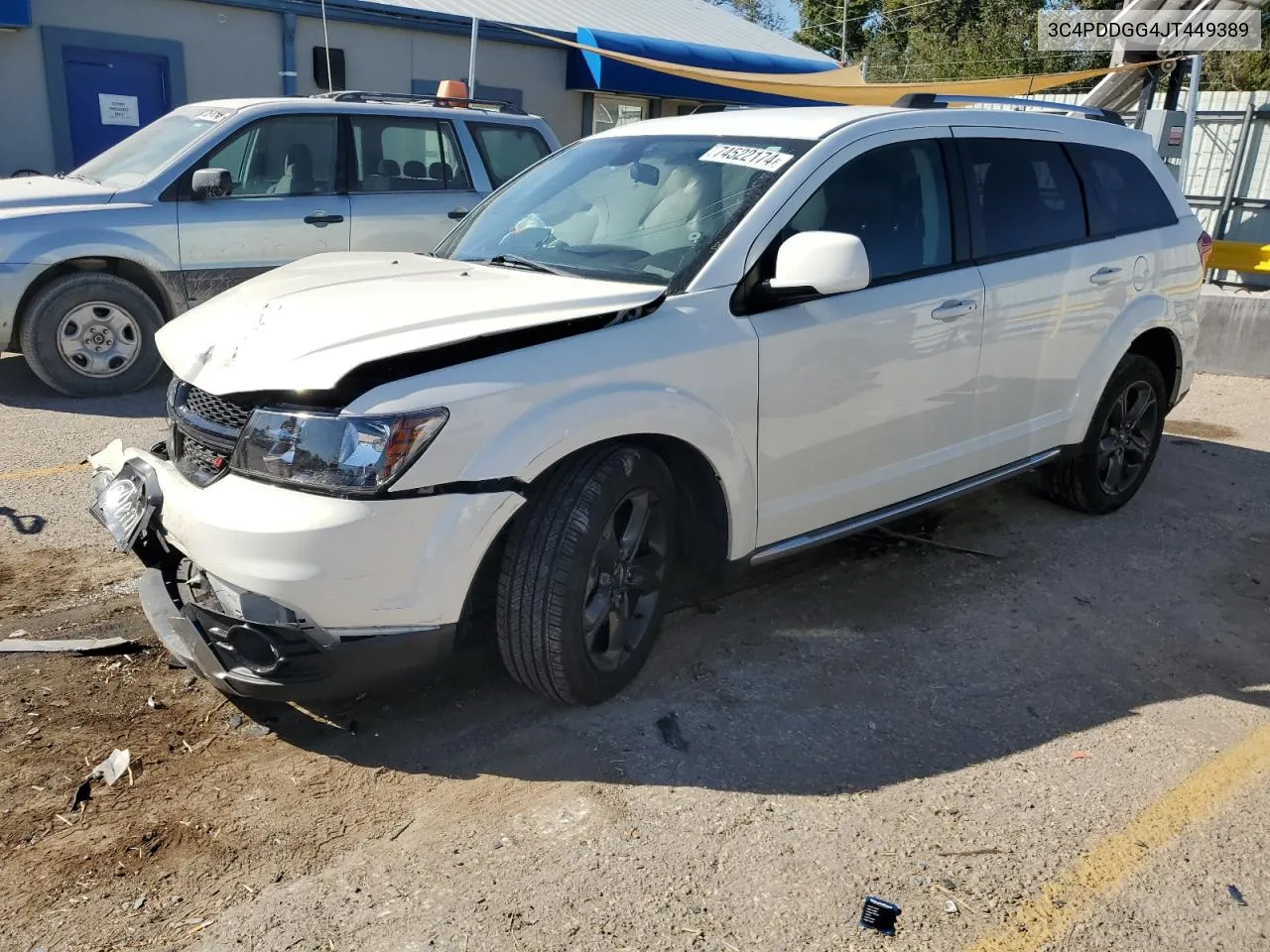 2018 Dodge Journey Crossroad VIN: 3C4PDDGG4JT449389 Lot: 74522174