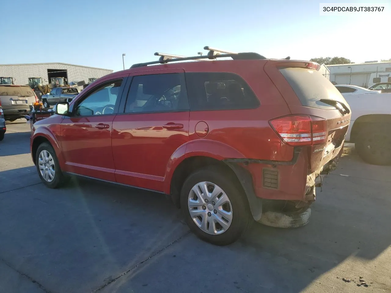 2018 Dodge Journey Se VIN: 3C4PDCAB9JT383767 Lot: 74532034