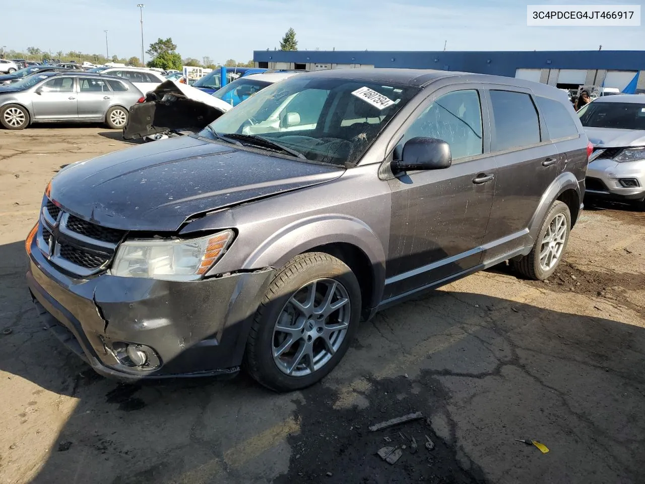 2018 Dodge Journey Gt VIN: 3C4PDCEG4JT466917 Lot: 74607594