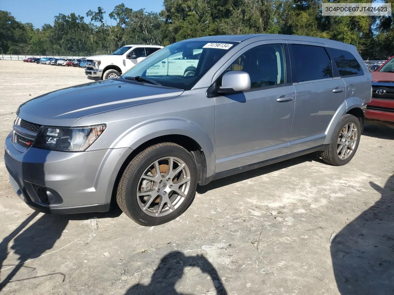 2018 Dodge Journey Gt VIN: 3C4PDCEG7JT426623 Lot: 74796134