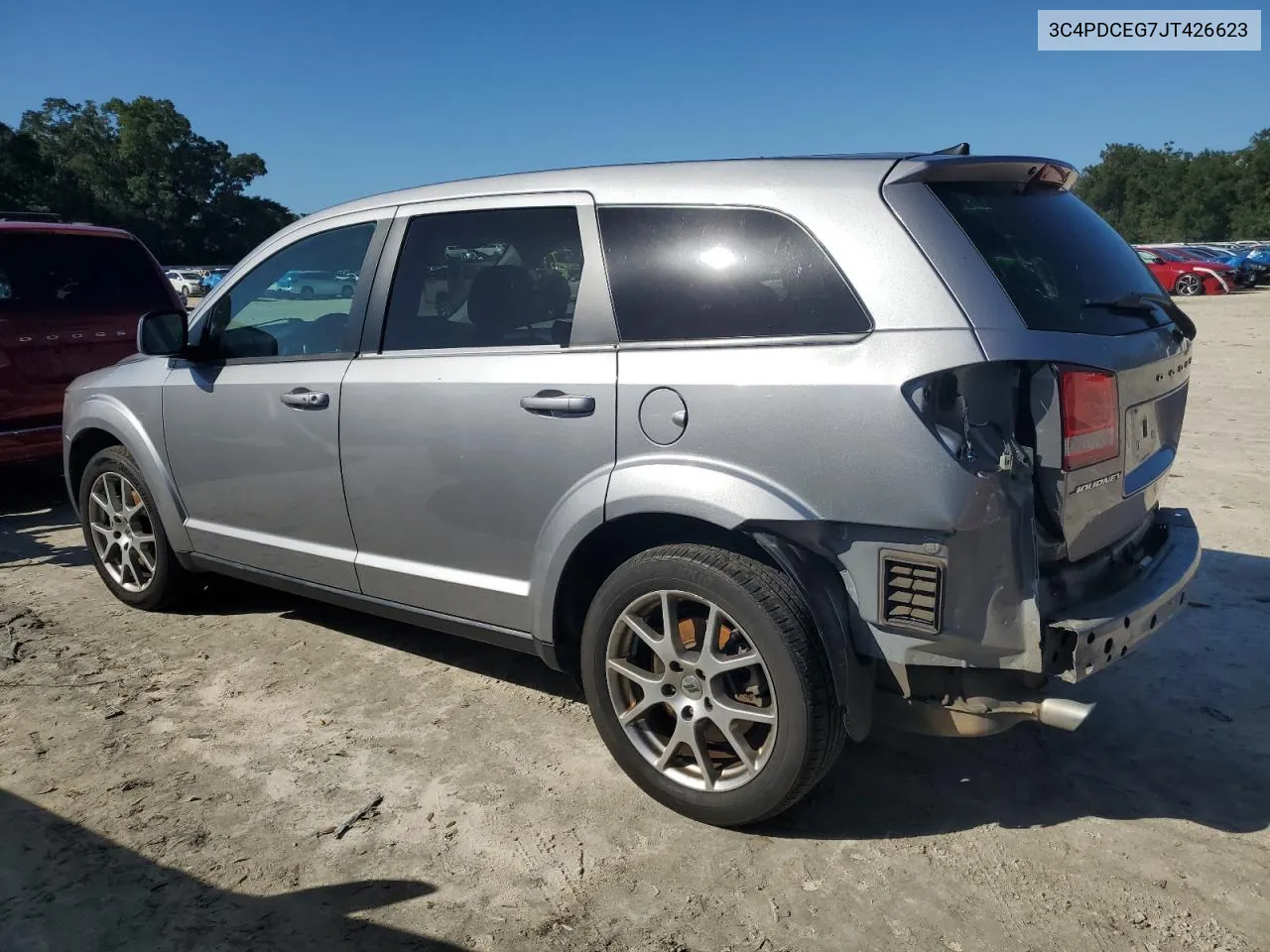 2018 Dodge Journey Gt VIN: 3C4PDCEG7JT426623 Lot: 74796134