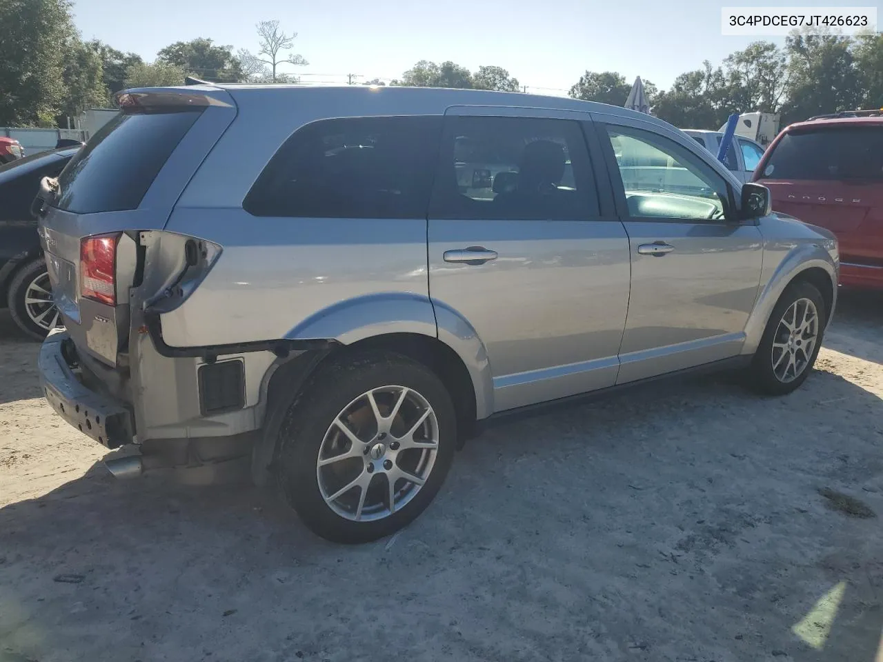 2018 Dodge Journey Gt VIN: 3C4PDCEG7JT426623 Lot: 74796134