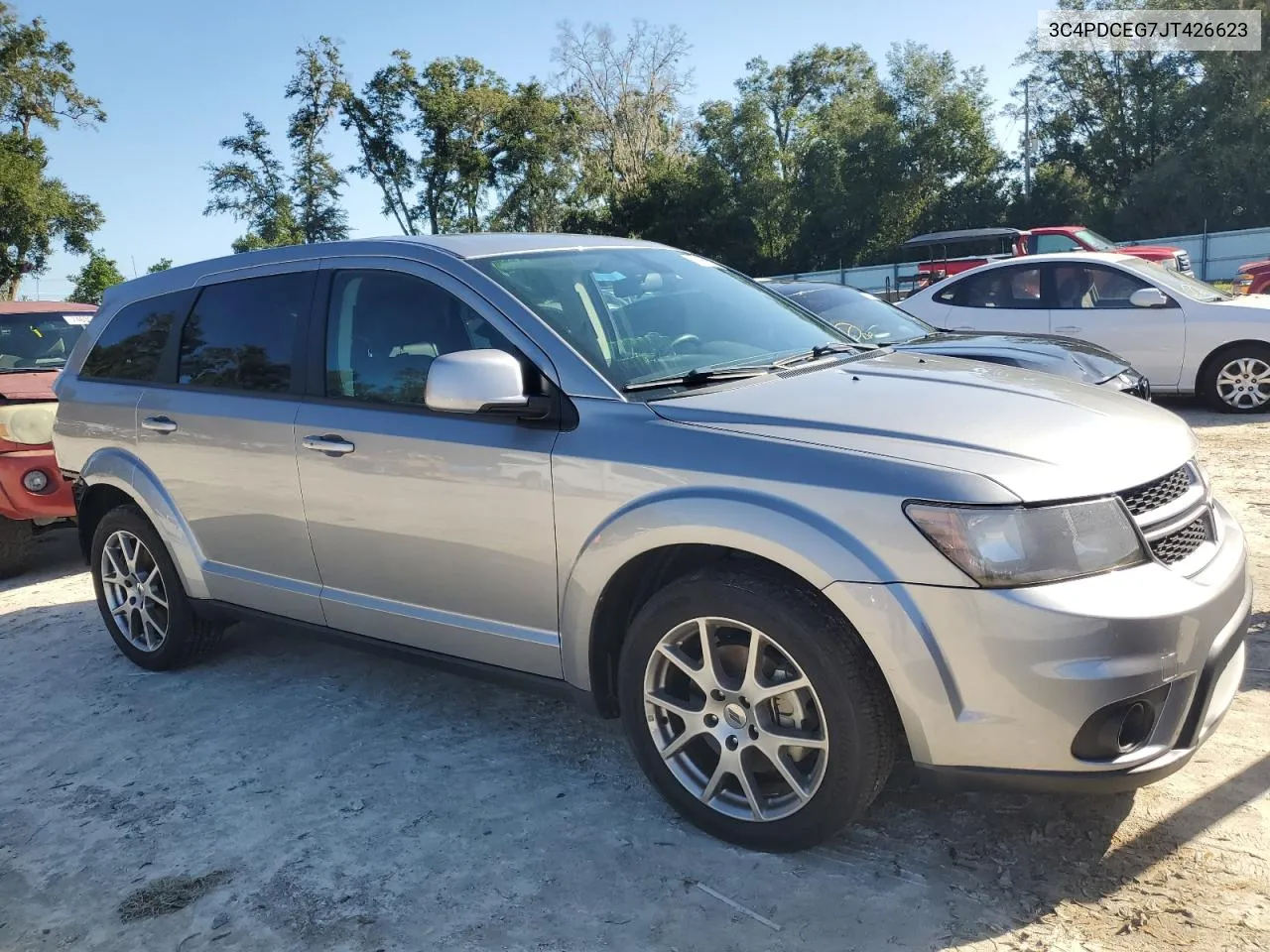 2018 Dodge Journey Gt VIN: 3C4PDCEG7JT426623 Lot: 74796134