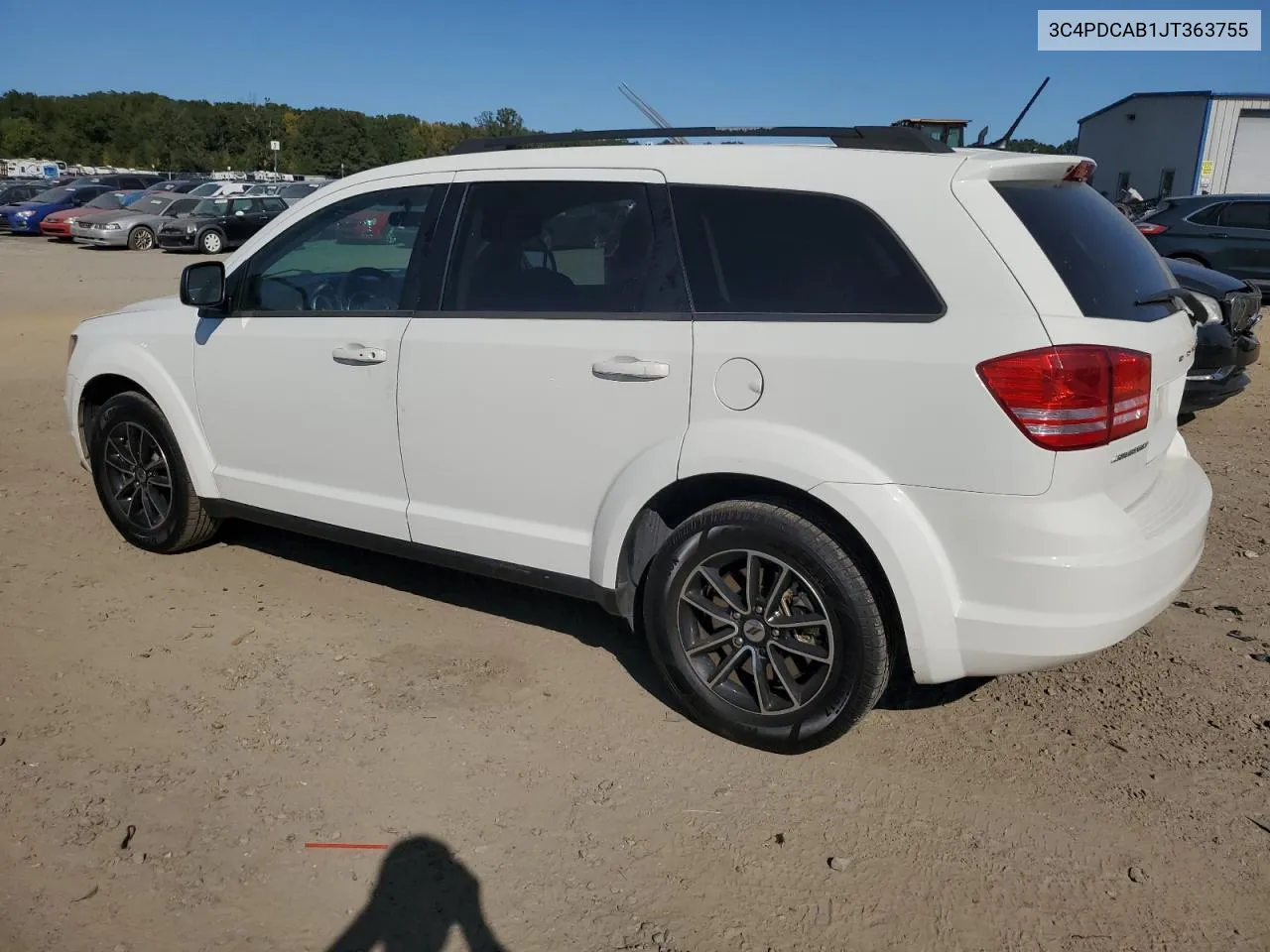 2018 Dodge Journey Se VIN: 3C4PDCAB1JT363755 Lot: 74909764