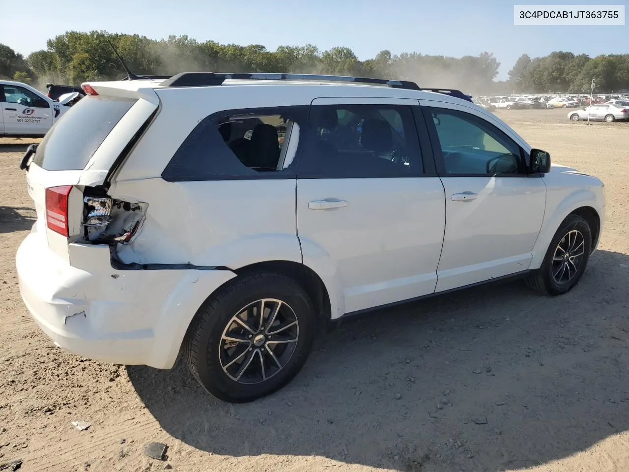 2018 Dodge Journey Se VIN: 3C4PDCAB1JT363755 Lot: 74909764