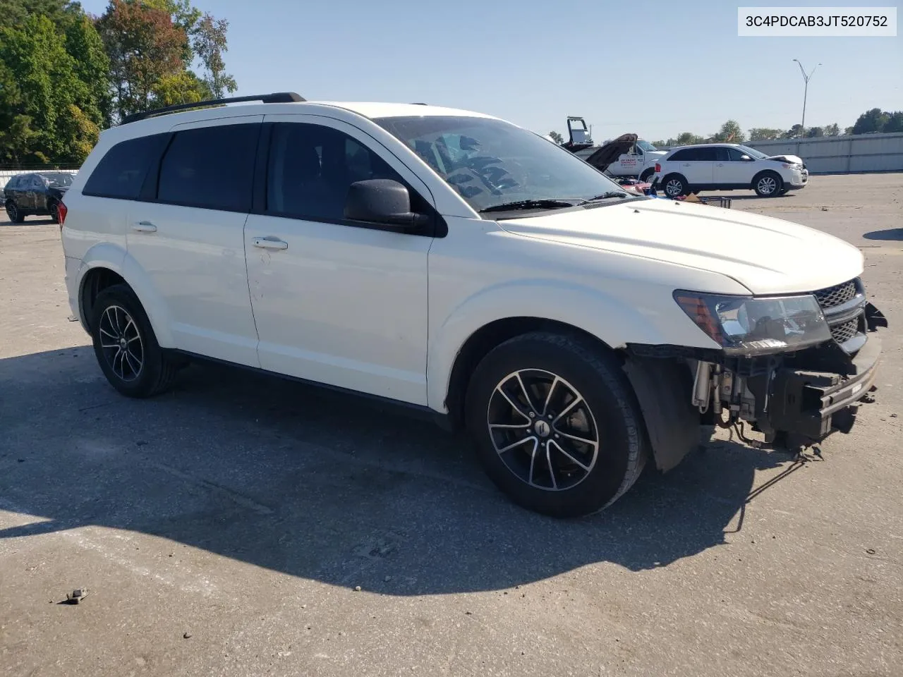 2018 Dodge Journey Se VIN: 3C4PDCAB3JT520752 Lot: 74973214