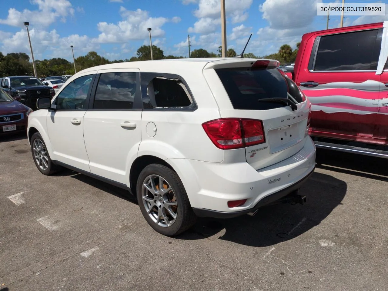 2018 Dodge Journey Gt VIN: 3C4PDDEG0JT389520 Lot: 75121484