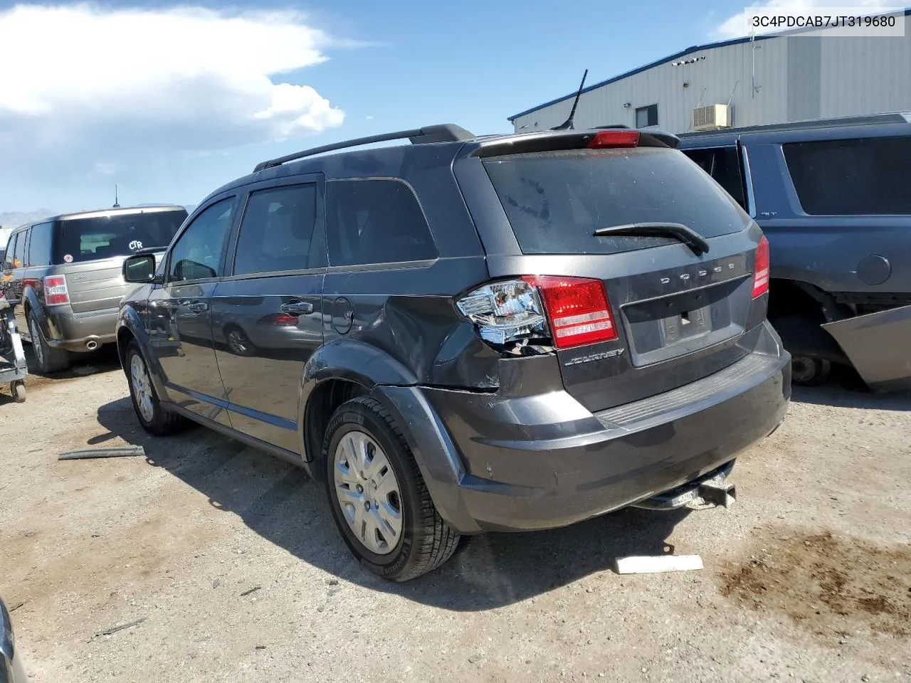 2018 Dodge Journey Se VIN: 3C4PDCAB7JT319680 Lot: 75233054