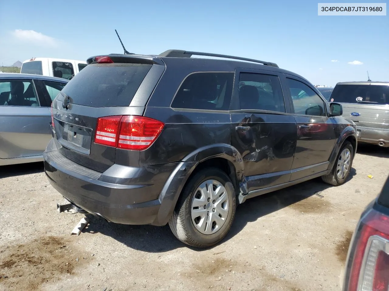 2018 Dodge Journey Se VIN: 3C4PDCAB7JT319680 Lot: 75233054