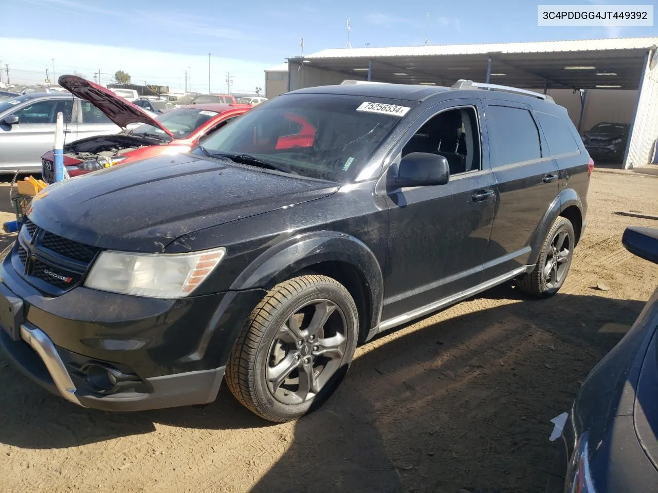 2018 Dodge Journey Crossroad VIN: 3C4PDDGG4JT449392 Lot: 75256534