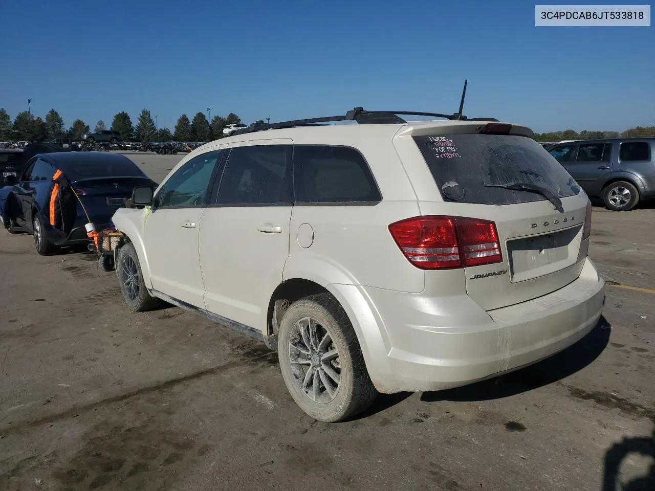 2018 Dodge Journey Se VIN: 3C4PDCAB6JT533818 Lot: 75294694