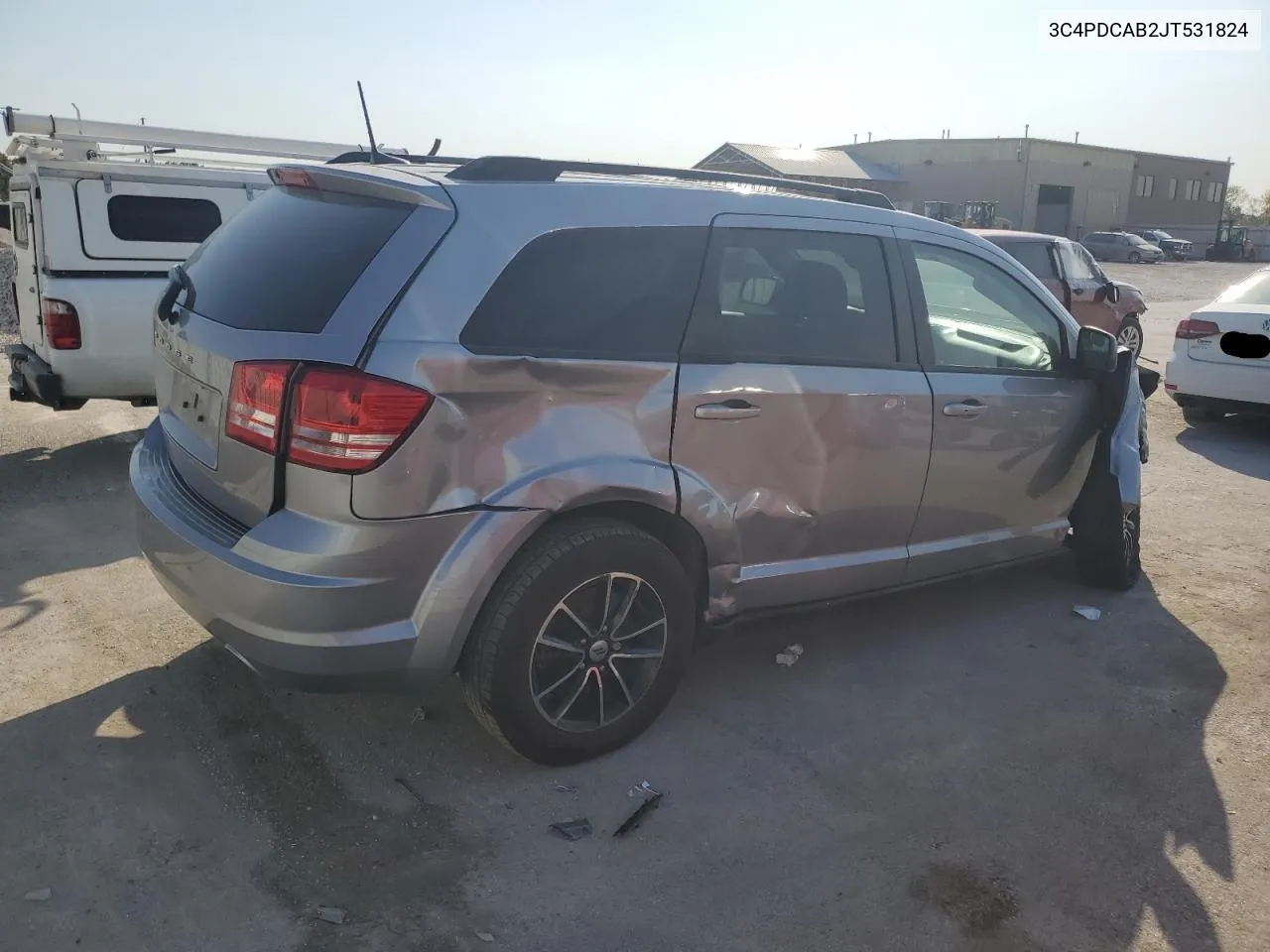 2018 Dodge Journey Se VIN: 3C4PDCAB2JT531824 Lot: 75308504