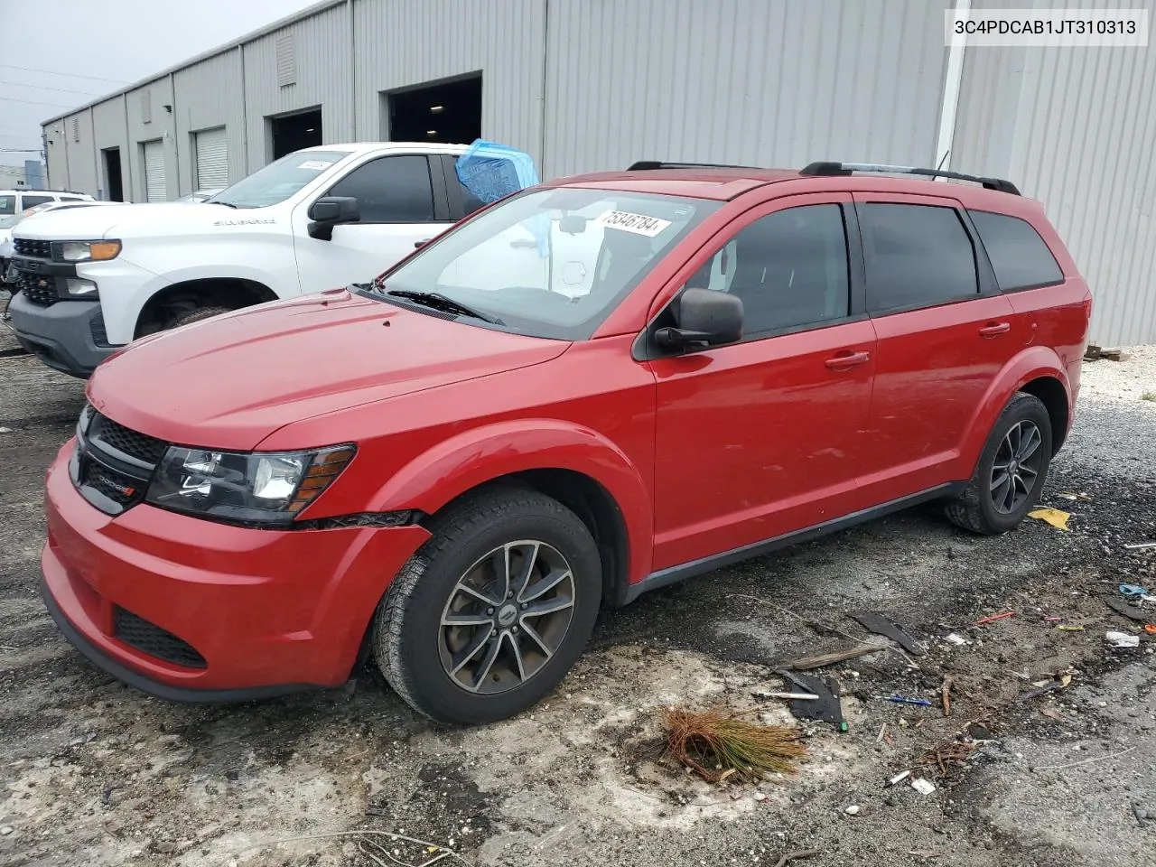 2018 Dodge Journey Se VIN: 3C4PDCAB1JT310313 Lot: 75346784