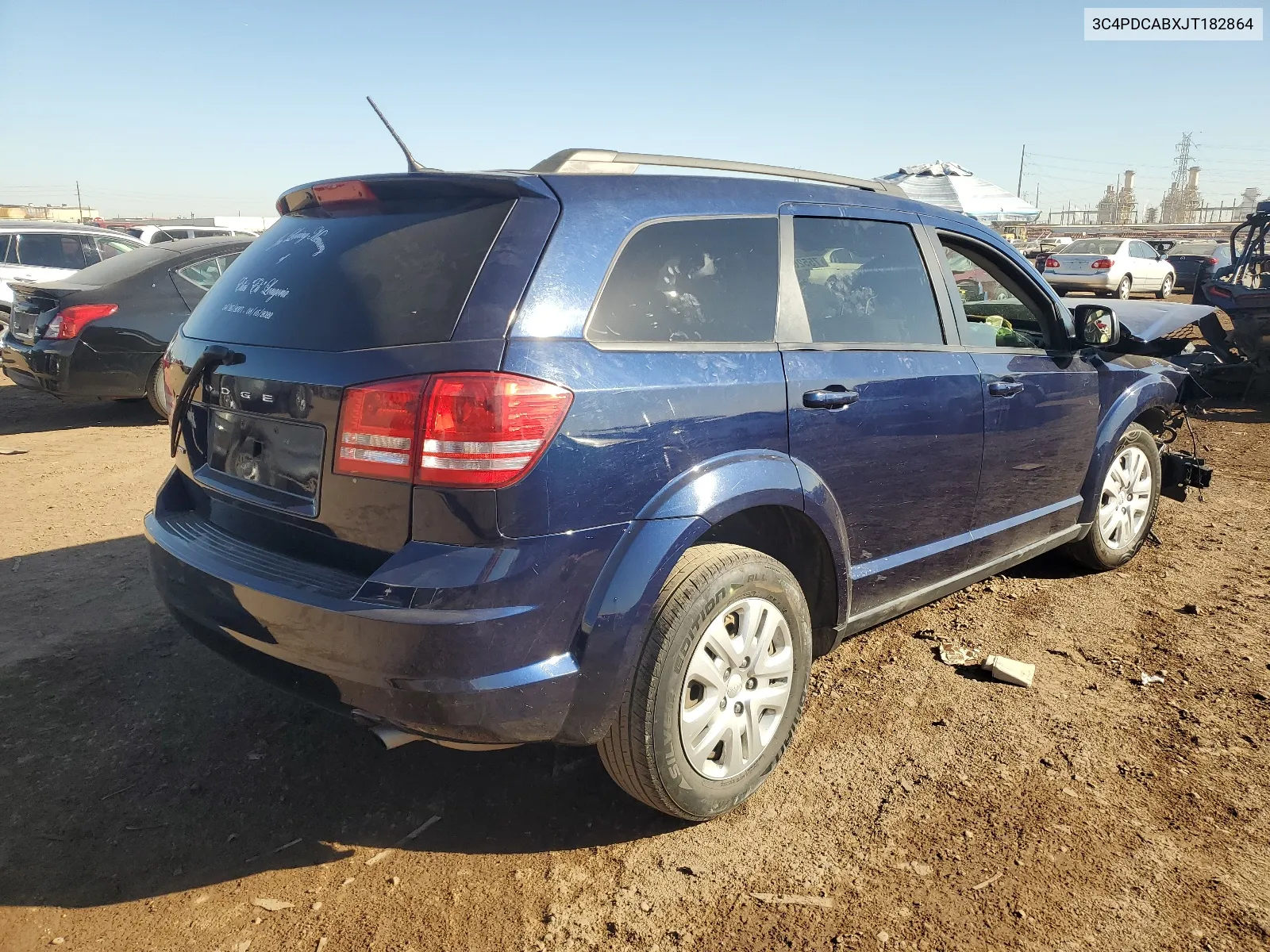 2018 Dodge Journey Se VIN: 3C4PDCABXJT182864 Lot: 75526243