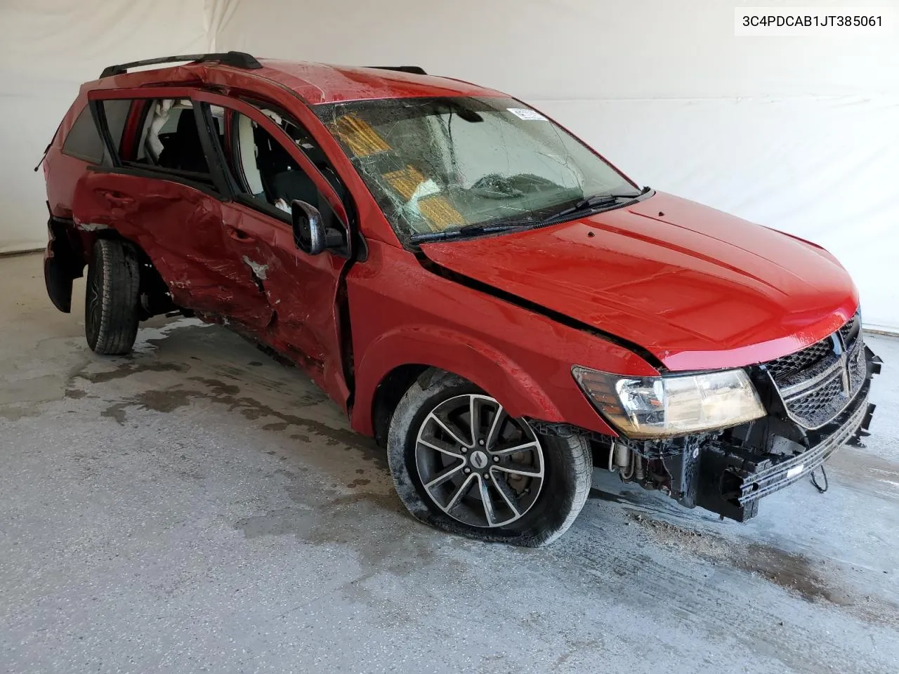 2018 Dodge Journey Se VIN: 3C4PDCAB1JT385061 Lot: 75604844