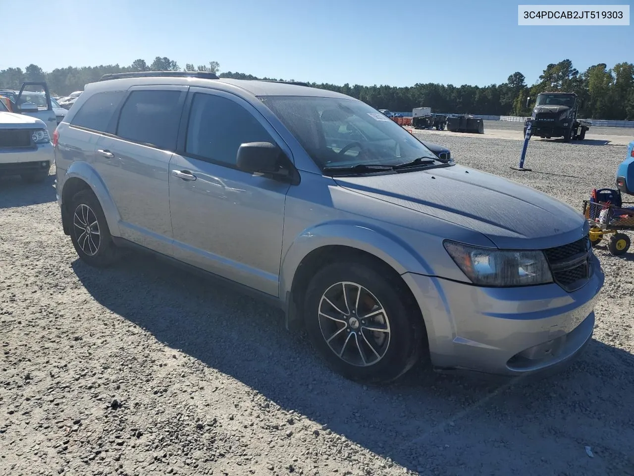 2018 Dodge Journey Se VIN: 3C4PDCAB2JT519303 Lot: 75653124