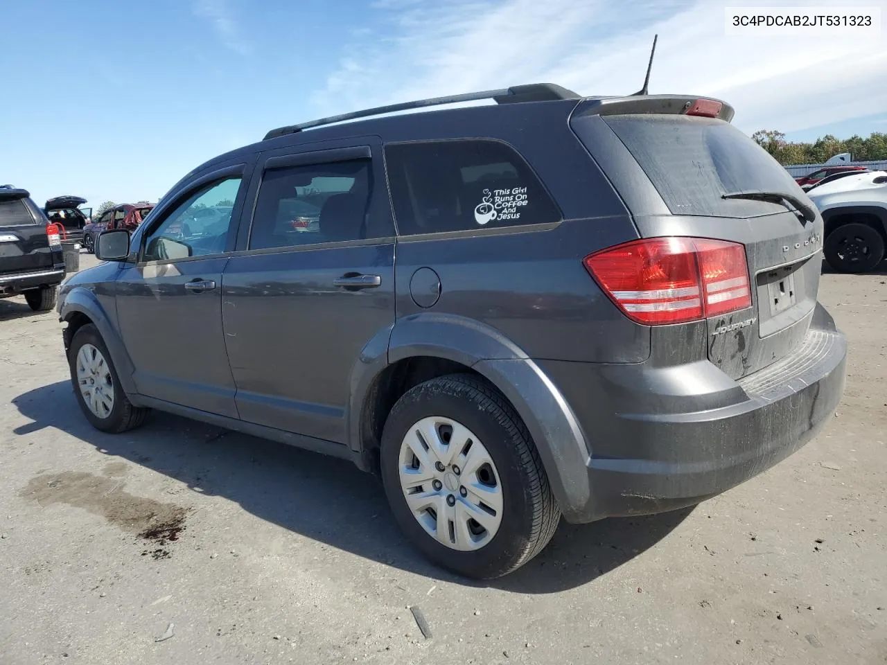 2018 Dodge Journey Se VIN: 3C4PDCAB2JT531323 Lot: 75848684