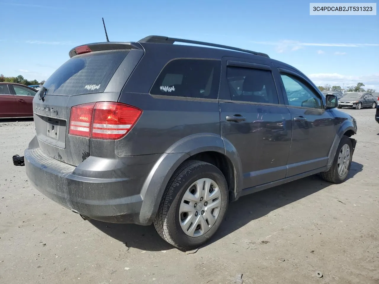 2018 Dodge Journey Se VIN: 3C4PDCAB2JT531323 Lot: 75848684