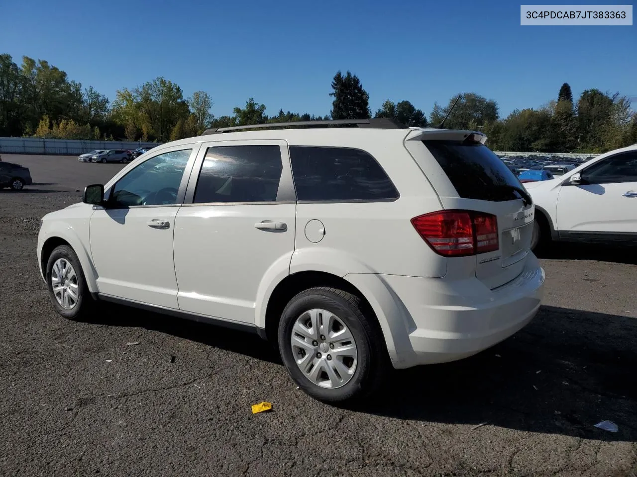 2018 Dodge Journey Se VIN: 3C4PDCAB7JT383363 Lot: 75860674